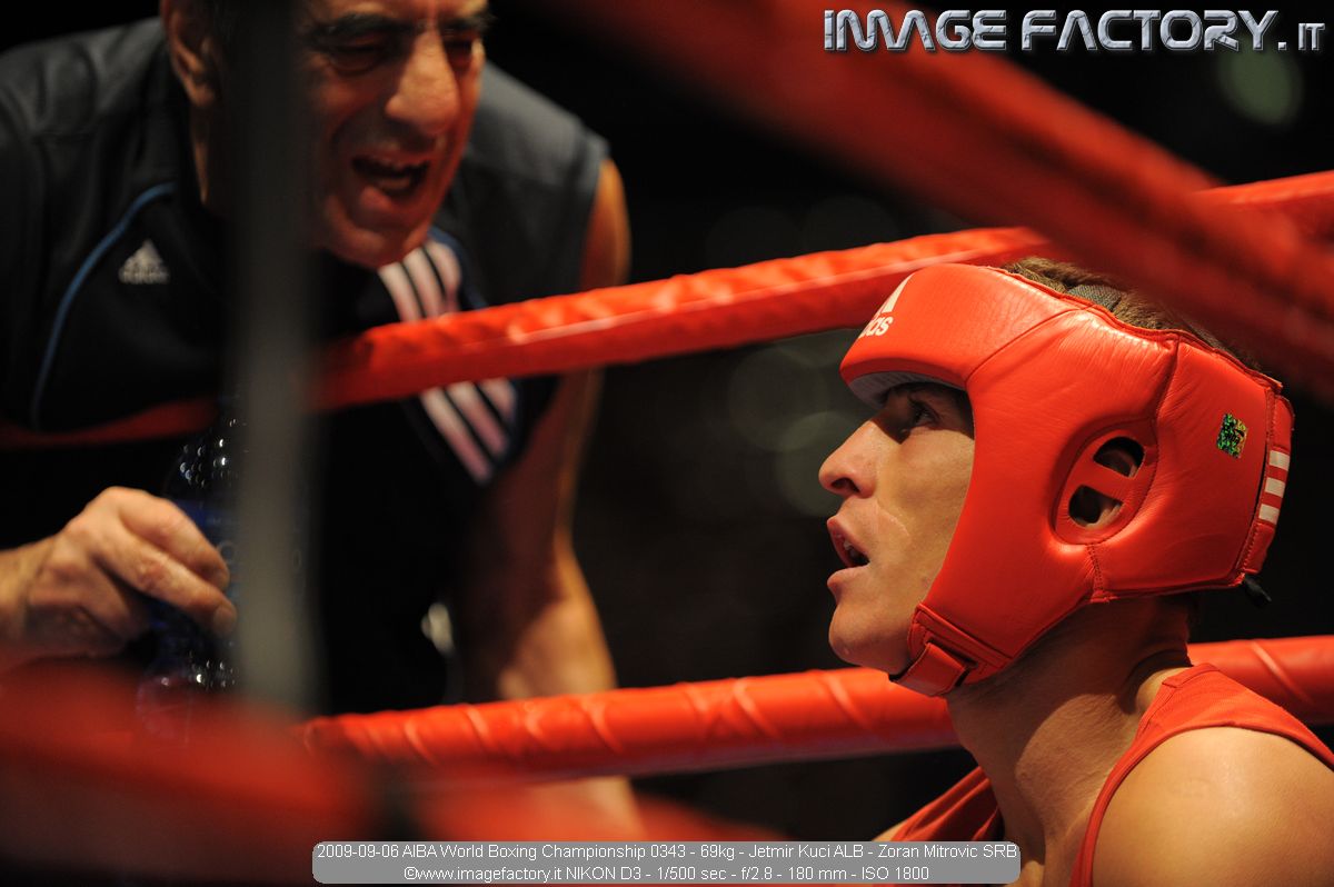 2009-09-06 AIBA World Boxing Championship 0343 - 69kg - Jetmir Kuci ALB - Zoran Mitrovic SRB